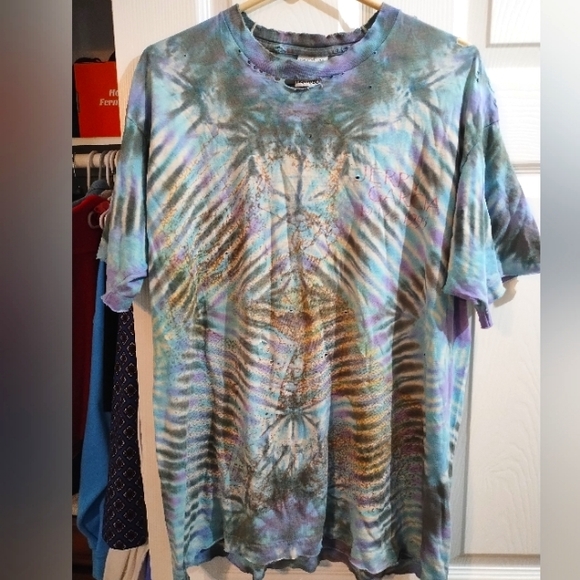 Original Vintage Grateful Dead Jerry Garcia Tye Dye Band Shirt